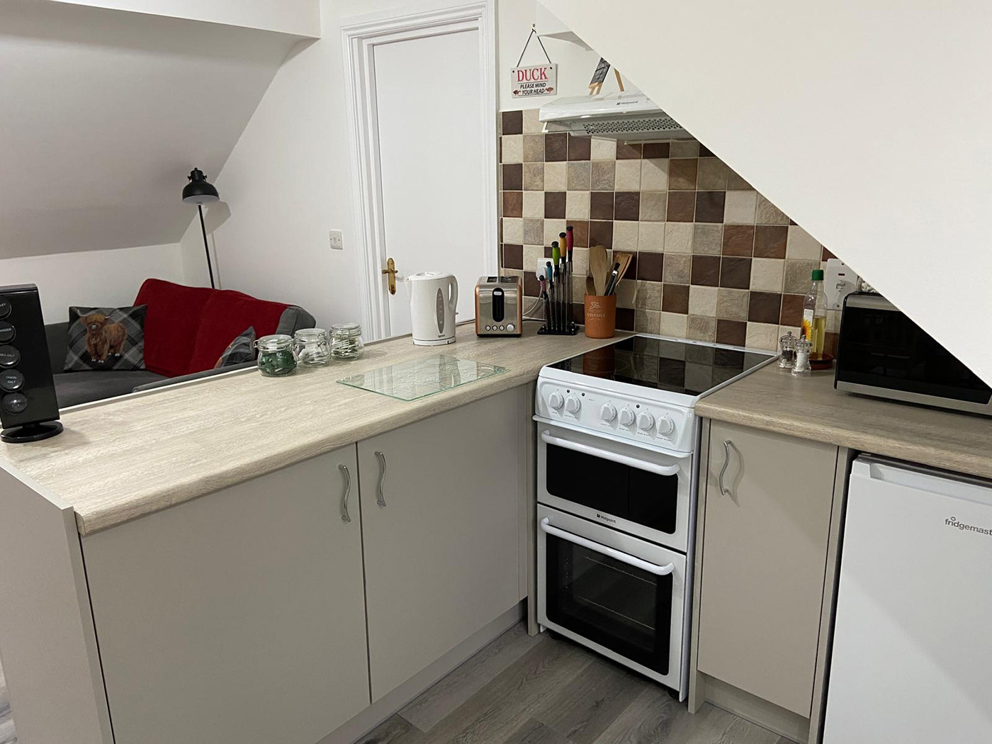 Kitchen Airbnb single apartment in Kintbury, Berkshire